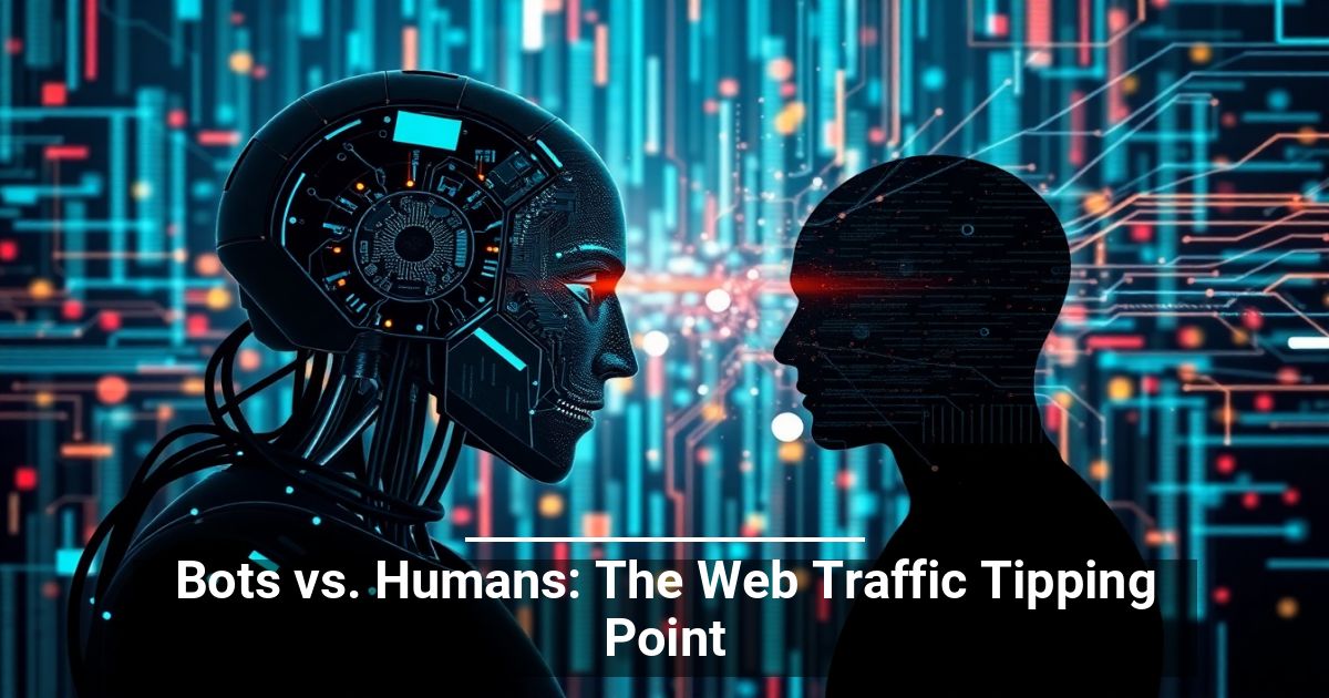 Bots vs. Humans: The Web Traffic Tipping Point